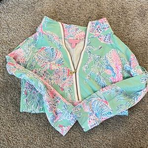 Lilly Pulitzer quarter-zip pullover